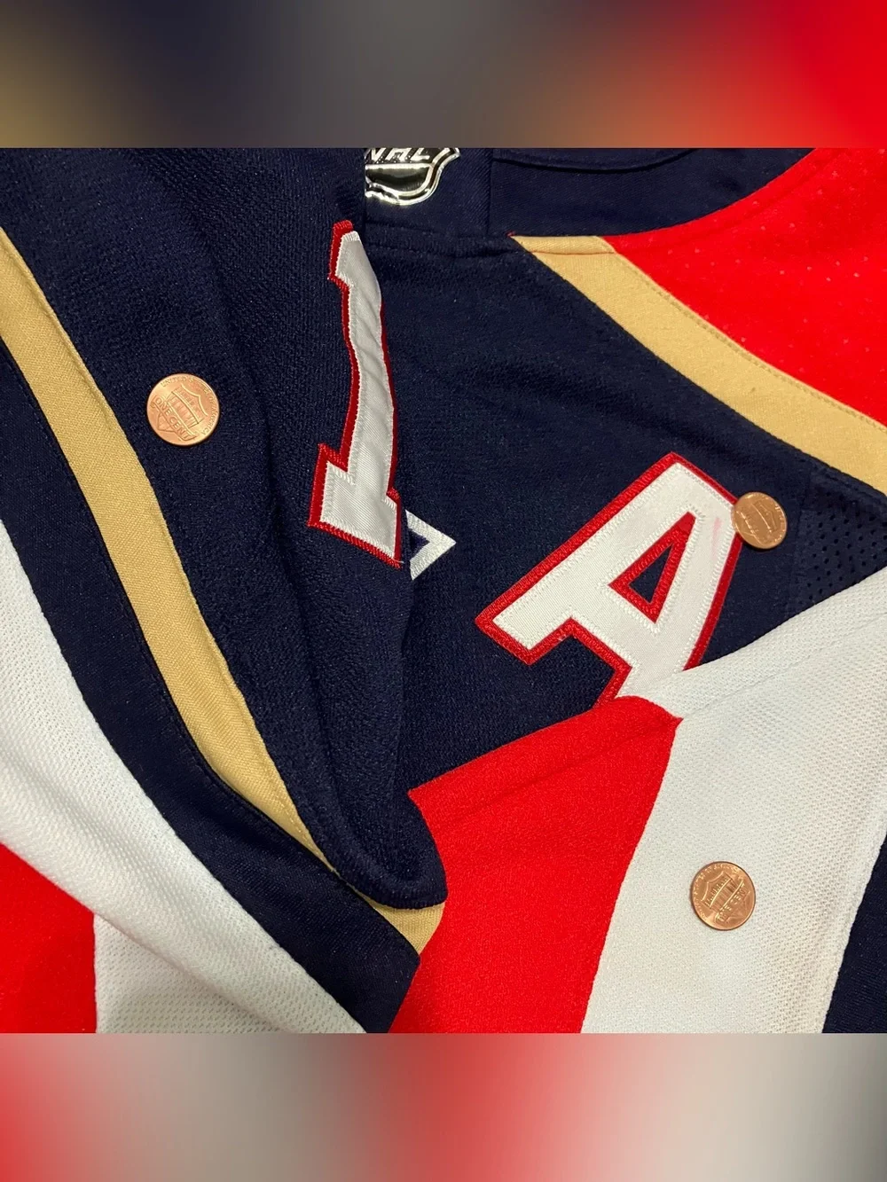 Florida Panthers Customized Reverse Retro 1.0 Adidas NHL Hockey Jersey Size 52